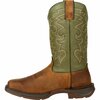 Durango Rebel by Coffee & Cactus Pull-On Western Boot, COFFEE CACTUS, 2E, Size 9.5 DB5416